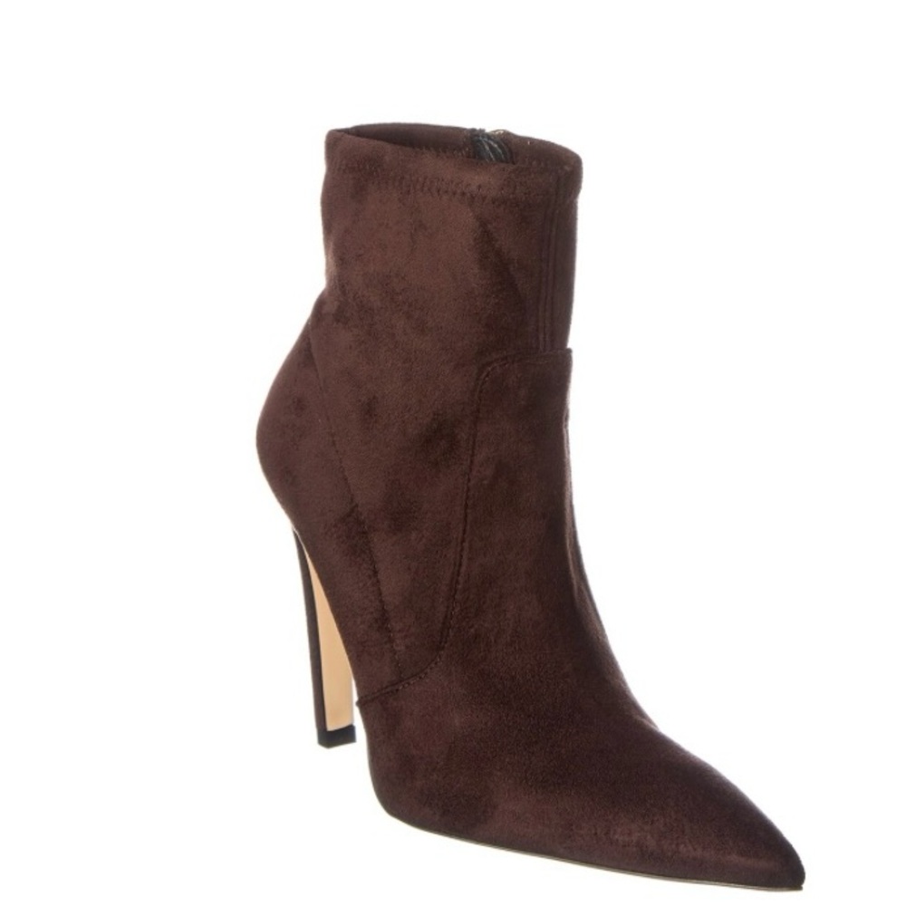 GOOD AMERICAN Womens ICON 110 SUEDE BOOTIE Brown Size 9